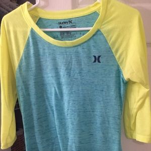 Hurley 3/4 sleeve long top